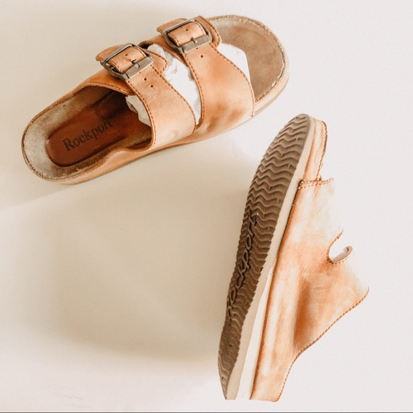 Rockport Two Strap Buckle Sandals - Picture 2 of 9